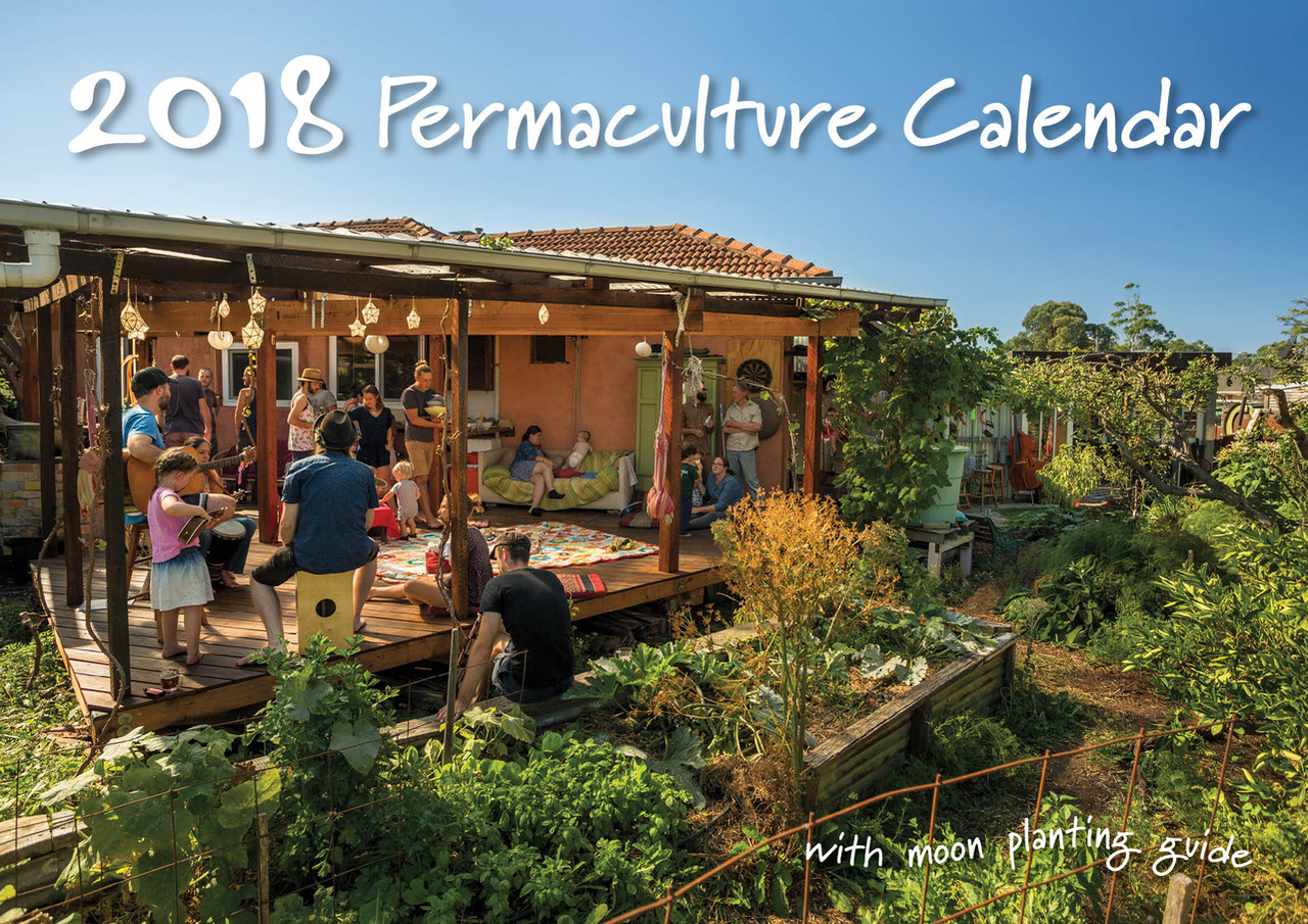 2018 Permaculture Calendar Cover copy